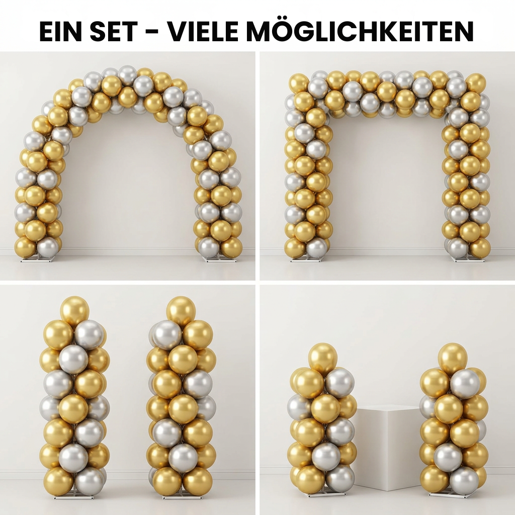 Selbstaufblasendes Ballon-Deko System