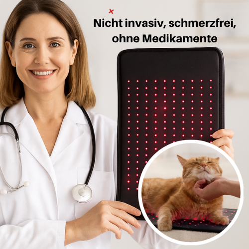 Rotlicht-Therapiematte für Haustiere