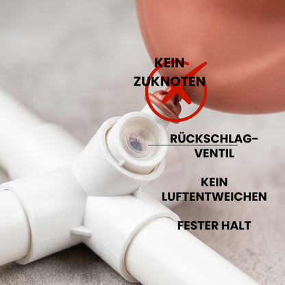 Selbstaufblasendes Ballon-Deko System