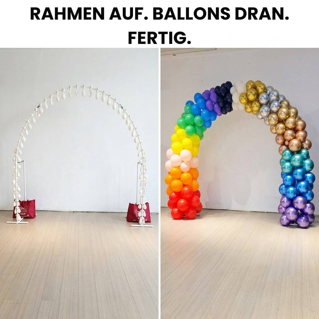 Selbstaufblasendes Ballon-Deko System
