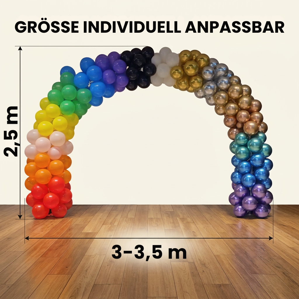 Selbstaufblasendes Ballon-Deko System