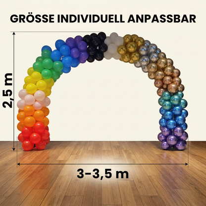 Selbstaufblasendes Ballon-Deko System